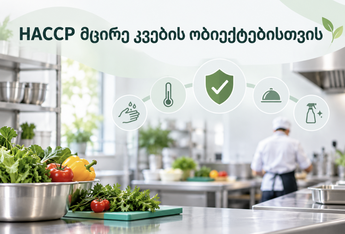 HACCP მცირე კვების ობიექტებისთვის